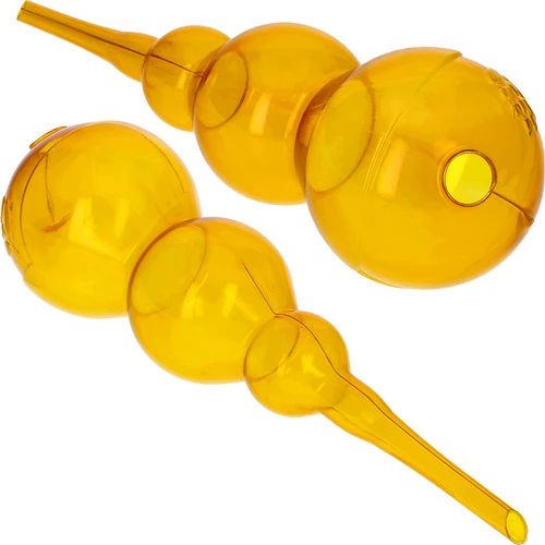 Trīskameru (trīskārša) laistīšanas bumba, caurspīdīgi dzeltena, 600 ml - 2