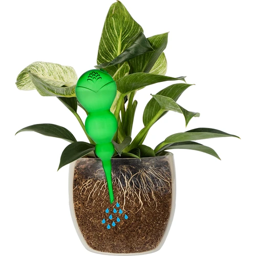 Trīskārša (trīskameru) laistīšanas bumba, caurspīdīgi zaļa, 600 ml - 3