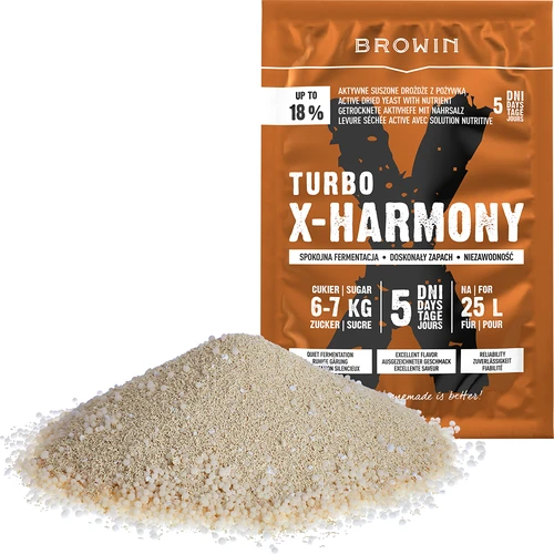 Turbo raugs X-Harmony 18%, 25 L, 138 g - 3