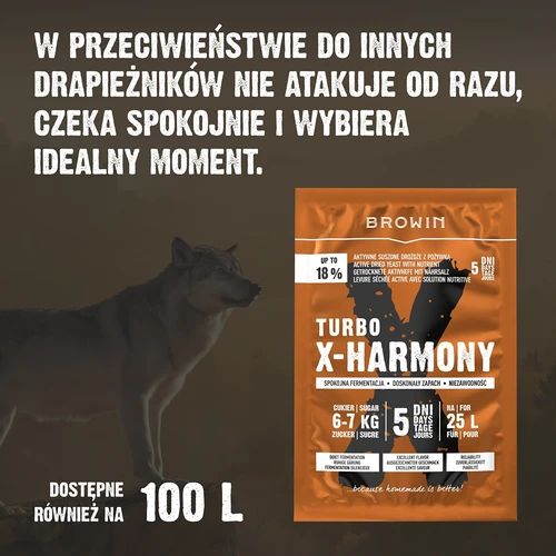 Turbo raugs X-Harmony 18%, 25 L, 138 g - 7