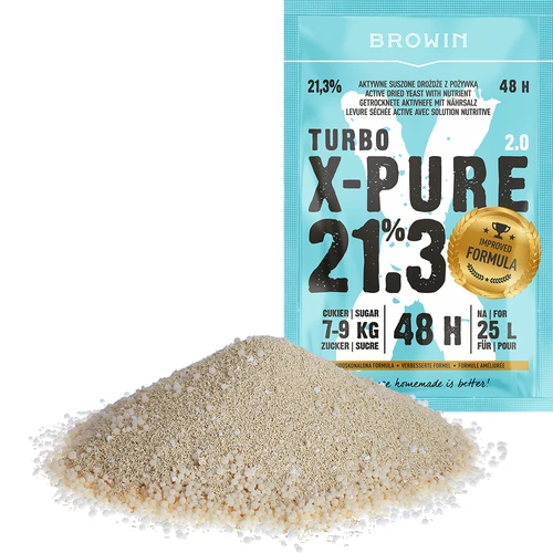 Turbo raugs X-Pure 21,3% 48h, 25 L - 3