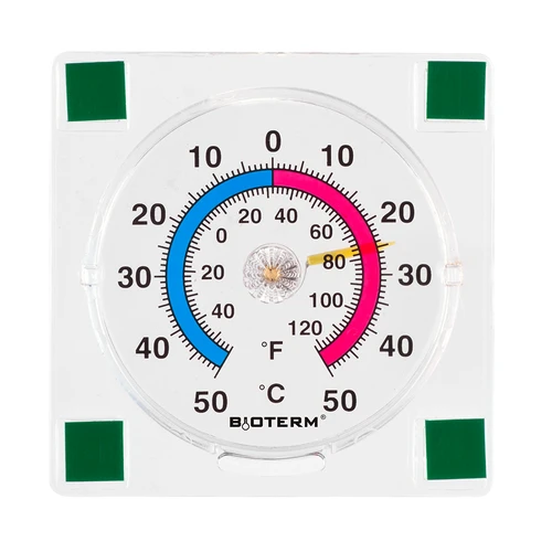 Universāls caurspīdīgs, pašlīmējošs termometrs (-50 °C līdz +50 °C)