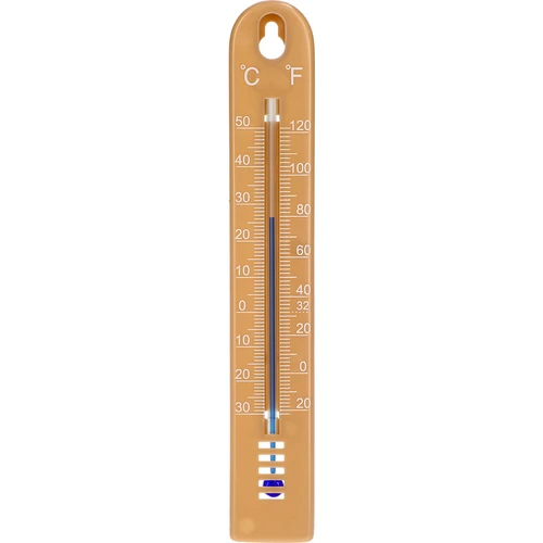 Universāls termometrs (-30 līdz +50 °C), 17 cm, gaiši brūns