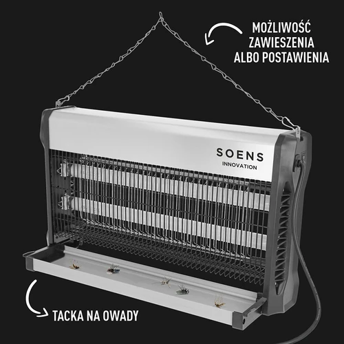 UVA 40 W insektu iznīcināšanas lampa, sudraba - 5