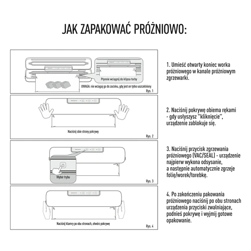 Vakuuma iepakošanas iekārta - universāla, pistāciju krāsā - 9