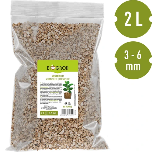 Vermikulīts podu augiem un dārzkopībai, 2 L - 3