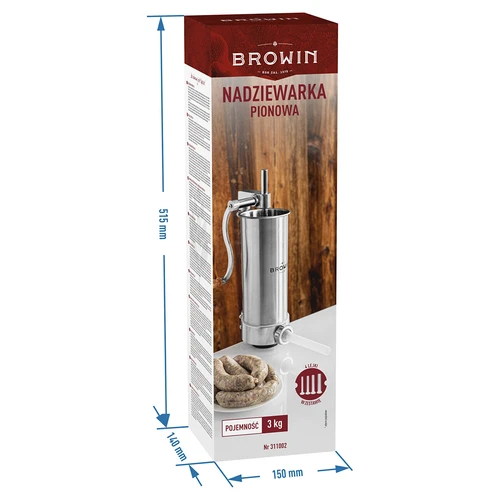 Vertikālais desu pildītājs 3 kg - 10