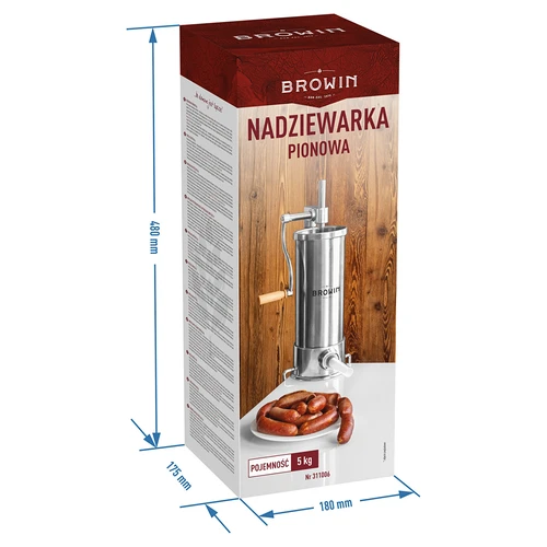 Vertikālais desu pildītājs 5 kg - 11