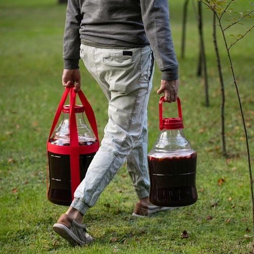 Viegls, nesaplīstošs vīna demižons ar rokturi, 15 L - 10