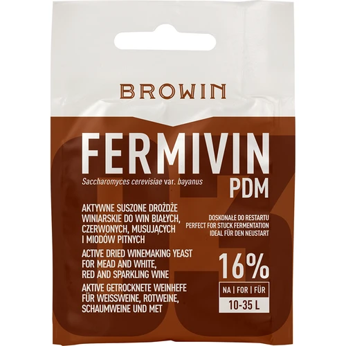 Vīna raugs Fermivin PDM, 7 g