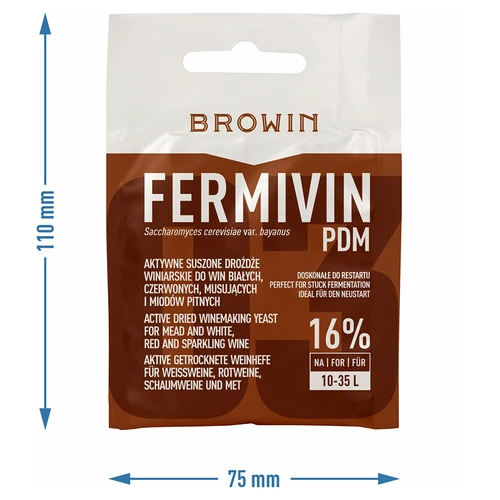 Vīna raugs Fermivin PDM, 7 g - 3