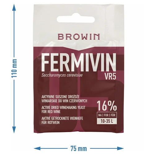 Vīna raugs Fermivin VR5, 7 g - 3