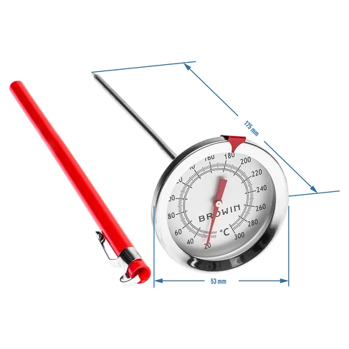 Virtuves termometrs (0 °C līdz +300 °C) 17,5 cm - 2