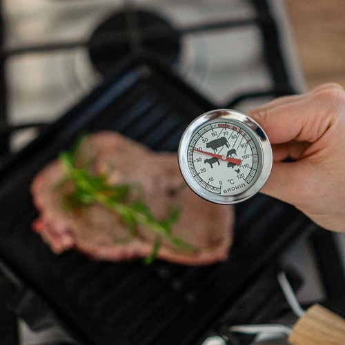 Virtuves termometrs ar grafisko skalu (0°C līdz +120°C) 21,0 cm - 6