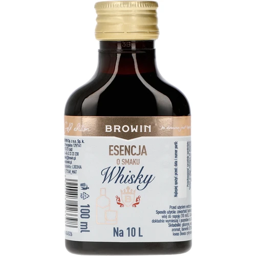 Viskija garšas esence 10 litriem, 100 ml