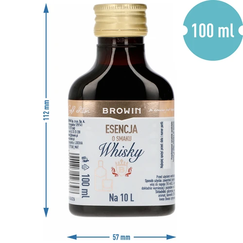 Viskija garšas esence 10 litriem, 100 ml - 6