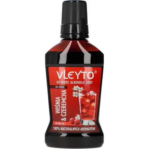 VLEYTO Ķirsis & Ieva – garšas esence ar dabīgiem aromātiem, 250 ml