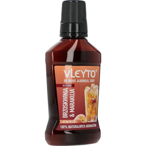 VLEYTO Persiks & Marakuja – garšas esence ar dabīgiem aromātiem, 250 ml - 3