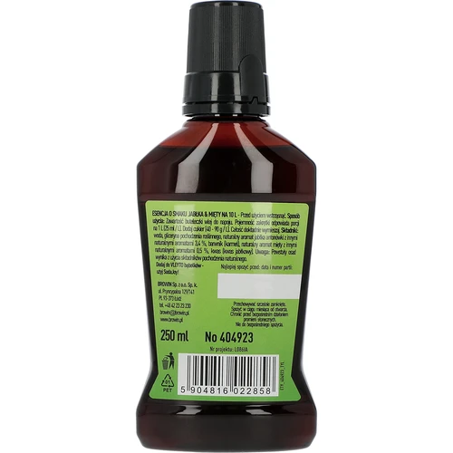 VLEYTO Piparmētra & Ābols – garšas esence ar dabīgām aromatvielām, 250 ml - 2