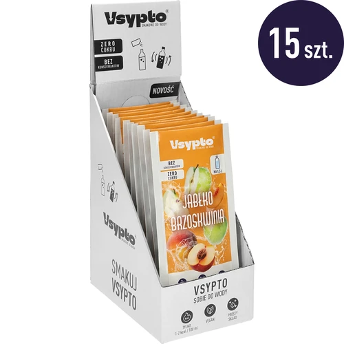 Vsypto Ābols-Persiks - komplekts 15x9g - 2