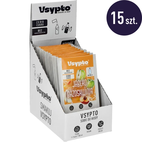 VSYPTO ar ābolu-persiku garšu, 3 g - 10
