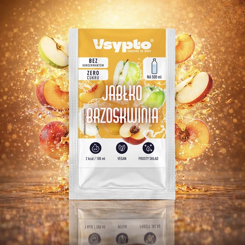 VSYPTO ar ābolu-persiku garšu, 3 g - 5