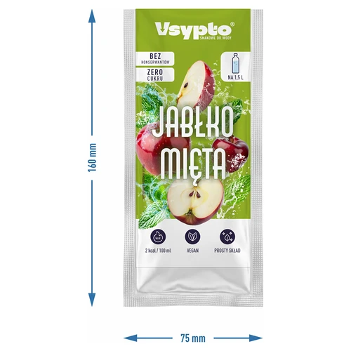 VSYPTO ar ābolu un piparmētru garšu, 9 g - 4