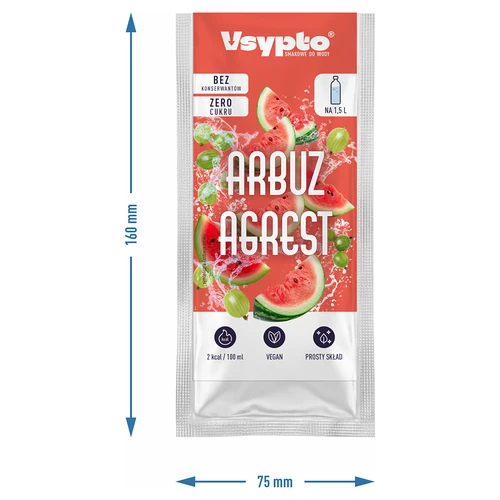 VSYPTO ar arbūza un ērkšķogas garšu, 9 g - 4