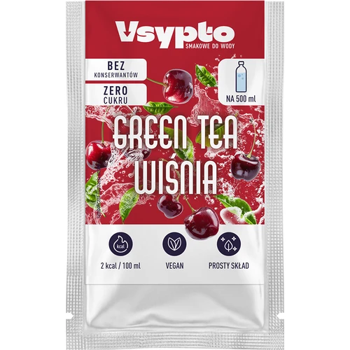 VSYPTO ar garšu Zaļā tēja & ķirsis, 3 g - 2