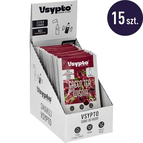 VSYPTO ar garšu Zaļā tēja & ķirsis, 3 g - 10
