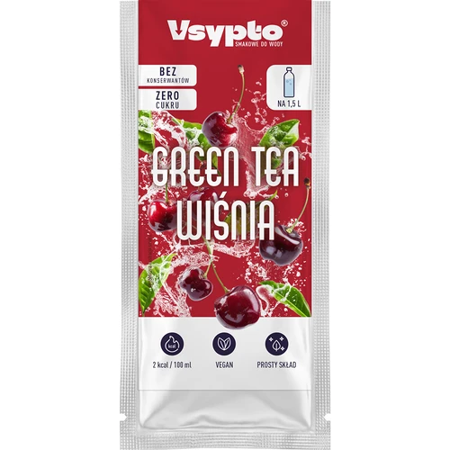 Vsypto ar garšu Zaļā tēja & skābais ķirsis, 9 g - 2