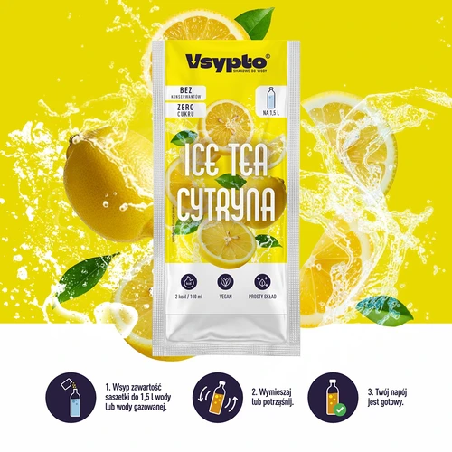 VSYPTO ar Ice Tea citrona garšu, 9 g - 6