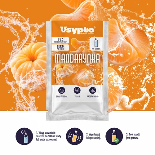 VSYPTO ar mandarīnu garšu, 3 g - 6