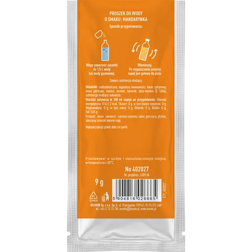 Vsypto ar mandarīnu garšu, 9 g - 3