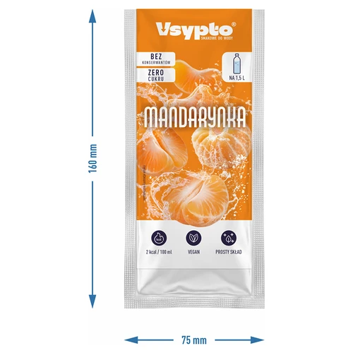 Vsypto ar mandarīnu garšu, 9 g - 4