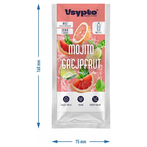 Vsypto ar Mojito un greipfrūta garšu, 9 g - 4