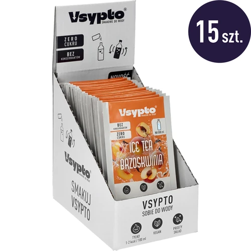 VSYPTO ar persiku ledus tējas garšu, 3g - 10