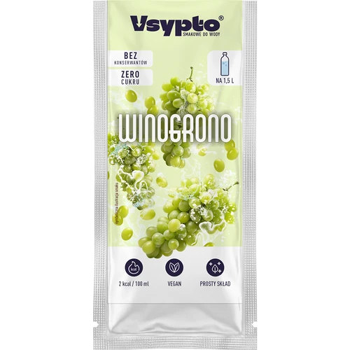 Vsypto ar vīnogu garšu, 9 g - 2