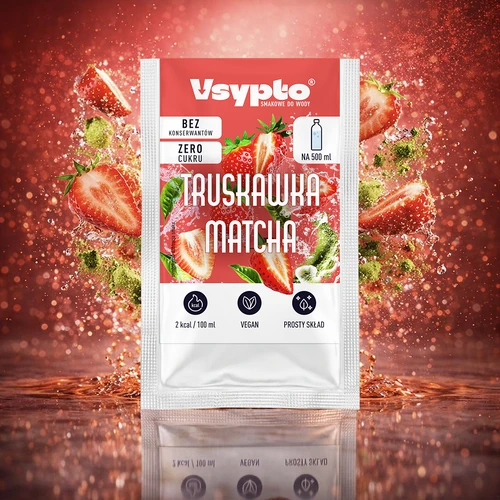 VSYPTO ar zemeņu un mačas garšu, 3 g - 5
