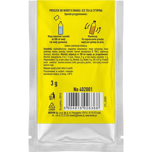 Vsypto Ice Tea Citrons - komplekts 15x3 g - 6