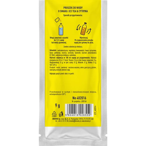 Vsypto Ice Tea Citrons – komplekts 15x9 g - 6