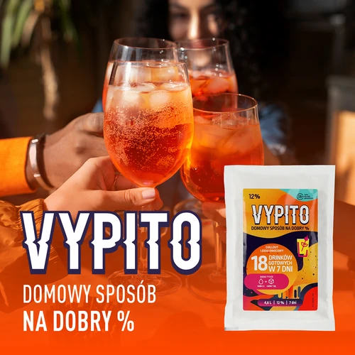 VYPITO 12%, paciņa 18 kokteiļiem - Chillout viegli augļains, 126 g - 6