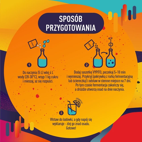 VYPITO 12%, paciņa 18 kokteiļiem - Chillout viegli augļains, 126 g - 5