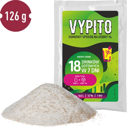 VYPITO 12 %, paciņa 18 kokteiļiem - Energy drink, 126 g - 3