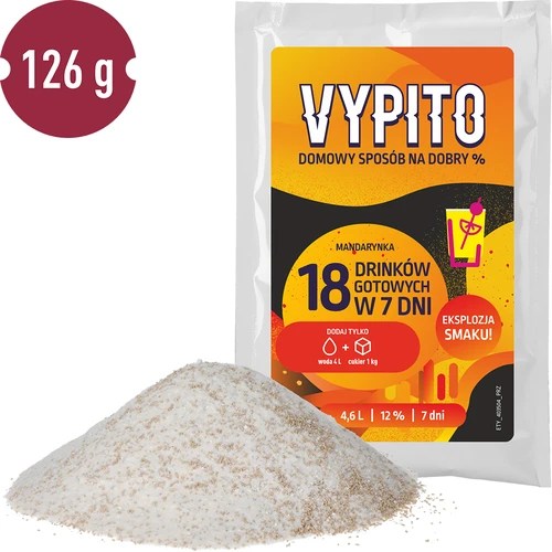 VYPITO 12%, paciņa 18 kokteiļiem - Mandarīns, 126g - 3