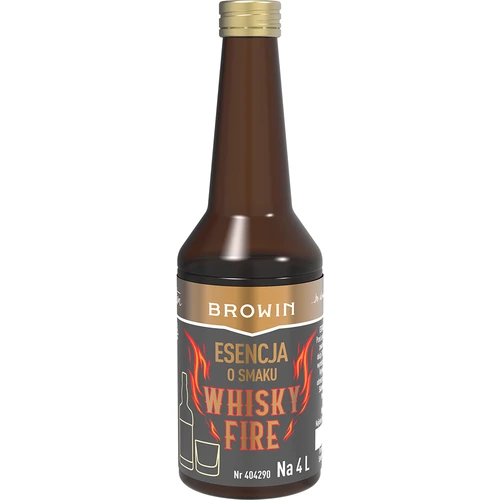 Esence ar Whisky Fire garšu uz 4 L, 40 ml