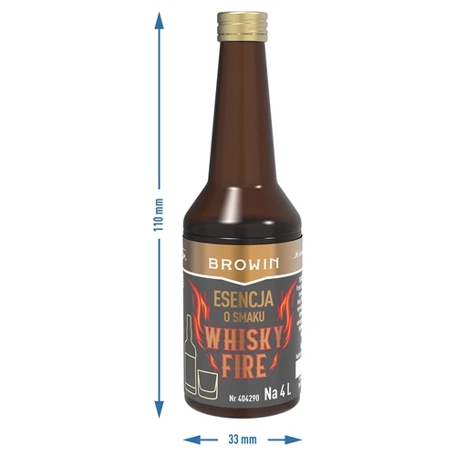 Esence ar Whisky Fire garšu uz 4 L, 40 ml - 7