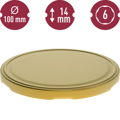 Zelta vāciņš fi 100 - 10 gab. - 3